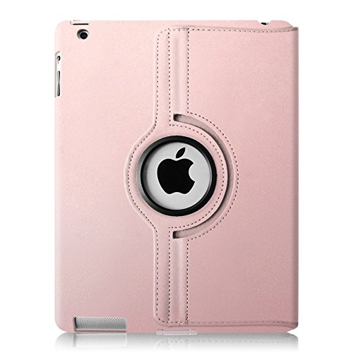 Fintie iPad 2/iPad 3/iPad 4 Hülle – 360 Grad rotierende Schutzhülle mit Standfunktion Smart Cover Case Tasche Etui mit Auto Schlaf / Wach Funktion für Apple iPad 2,iPad 3 & iPad 4th Generation mit Retina Display, Roségold - 8