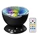 Produktbild 7 colores Ocean Wave Starry Sky LED Night Light Proyector de la novedad RC lámpara de luz nocturna Illusion Light para bebés niños