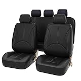 Se adapta a la mayoría de los hatchbacks, escotillas, salones, avantinos, etc. Esta cubierta de asiento de auto ayuda a proteger su asiento contra el barro y la suciedad. Muy durable, no se desvanece, se puede lavar a máquina y es fácil de limpiar