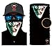 Produktbild [ Winter-Fleece] Bedrucktes Multifunktionstuch Bandana Halstuch Kopftuch: Face Shield- Material ist flexibel und atmungsaktiv - Maske fürs Motorrad-, Fahrrad- und Skifahren