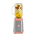 Produktbild RESTPOSTEN | Mason Jar Smoothie Maker 350W, Edelstahl Mini-Standmixer, Shaker, Blender mit 2 Trinkgläsern und Tritan Trinkflasche (0,6 l) inkl. Neoprenhülle - rosa