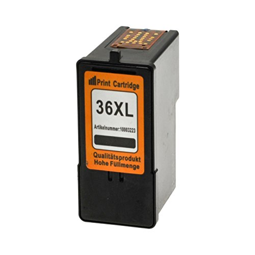 4 Patronen für Lexmark 36 + 37 XL – Schwarz je 18ml, Color je18ml, kompatibel - 2