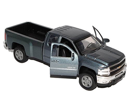 Chevrolet Chevy Silverado 2500HD Pick-Up Grau 2011 1/32 New Ray Modell Auto mit oder ohne individiuellem Wunschkennzeichen - 4