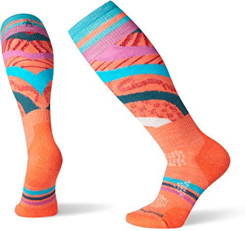 Smartwool PhD Ski Light Pattern Chaussettes Femme, Habanero 2019