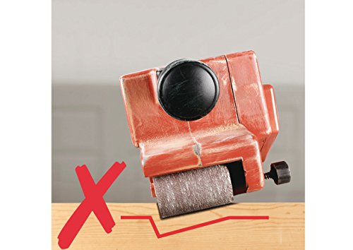 Skil Bandschleifer 1215 AA (650 W, 76 x 457 mm, automatische Bandzentrierung, +Schleifrahmen, + Staubsauger-Adapter) - 5