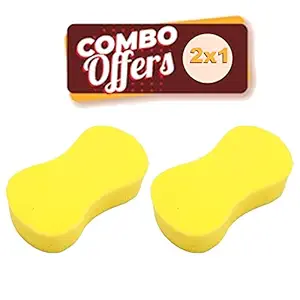 CAR SAAZ Super Absorbent Multipurpose Sponge for Washing Cars, Walls, Windows and Other Surfaces (2)