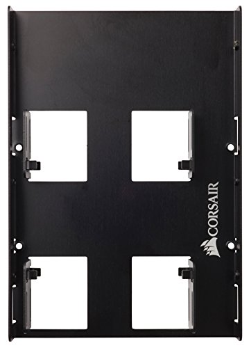 Corsair CSSD-BRKT2 - Tapa con tornillos para caja de ordenador  154 x 108 x 28 mm   negro