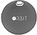 Produktbild ORBIT KEYS Bluetooth Tracker  - Keyfinder /  Schlüsselfinder  ( iOS & Android App - Smartphone Finder - Selfie Fernbedienung - Trennungsalarm ) für Schlüssel / Taschen / Kinder / Hunde / Katzen, anthrazit