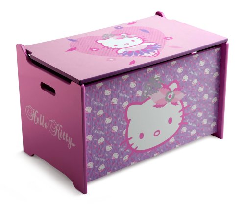 Hello Kitty Wooden Toy Box