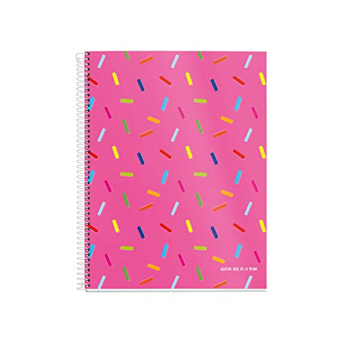 Agatha Ruiz de la Prada Cahier A5 carreaux 120 feuilles Bonbons