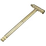 Martillo de cobre portátil de tamaño pequeño - Contiene de 4 destornilladores adentro, que es 1 destornillador de los pedazos Philips, destornillador ranurado de 3 pedazos.