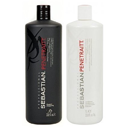 Sebastian Professional Penetraitt Shampoo & Conditioner Liter Duo
