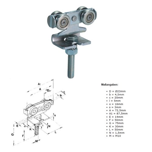 Rollenlaufwerk Typ 10 Industrie