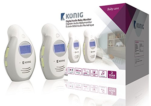 König Digitaler Audio-Babymonitor mit LCD-Anzeige - 2