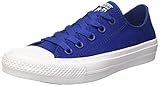  Converse Unisex-Erwachsene Chuck Taylor All Star II OX Sneaker, Blau/Weiß, 38 EU