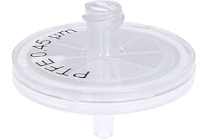 GVS Filter Technology, Syringe Filter, ABLUO, 25mm, PTFE Membrane, 0.45µm, PP Housing, 10/pk