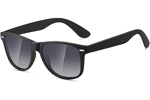 kimorn Polarizzate Occhiali Da Sole Classico Unisex Corno In Rotazione Anni Retro AE0300