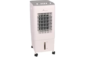 GENERIC Hirix Air Cooler 6L Portable, 3 Fan Speeds, Easy Fill Water Tank, High Powered Evaporative Coolers Function With 2 Ice Packs & Automatic Oscillation