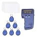 Produktbild NFC Kopierer Reader Writer,Handheld 125 kHz RFID ID Karte Writer/Kopierer//Reader Duplikator + beschreibbares EM4100 Schlüssel Karten + EM410X-Karte/Tag-ID mit 6 ID-Karten und Anhänger-Kit