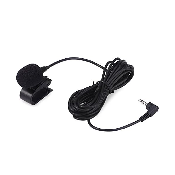 smartnavi Tragbarer 3,5 mm Auto DVD Autoradio EXTERNES MIKROFON Mikrofon Laptop Stereo Player Head Unit mit 3 M Kabel Plug und Play – Bild 3