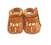 EOZY Fleece Cute Plush Paw Infant Toddler Prewalker Baby Shoes Boots Length 11cm Brown