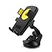 Produktbild DaoRier KFZ Halterung Handyhalterung 360 Grad Universal Sauger Saugnapf Windschutzscheibe Autohalterung Auto Halter für iPhone 4 4s 5 5s se 6 6s 7 Plus Galaxy S4 S5 S6 S7 Huawei Sony Navi Gelb