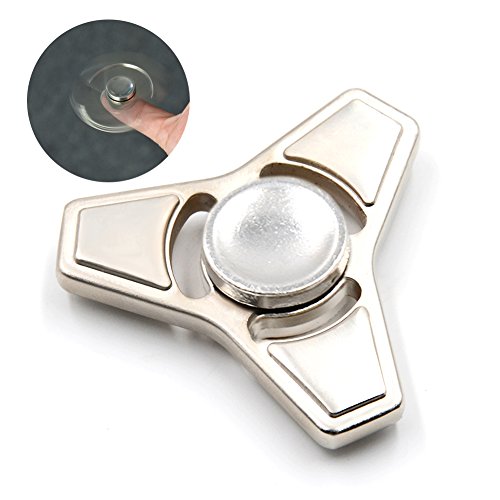 Hand Spinner Desshok Fingertip Gyro Toy for Relieve Anxiety, ADHD, Obsessive-Compulsive Disorder and Exercise Finger Flexibility and Stability, Metal Alloy Hand Spinner Desshok Fingertip Gyro Toy for Relieve Anxiety, ADHD, Obsessive-Compulsive Disorder and Exercise Finger Flexibility and Stability, Metal Alloy
