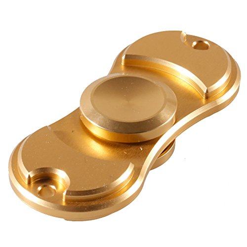 Yesorno Tri-Spinner Fidget Toy with High Speed Stainless SteelBearing Ultra Durable for EDC ADHD Focus Anxiety Relief ToysHand Killing Time (Golden)