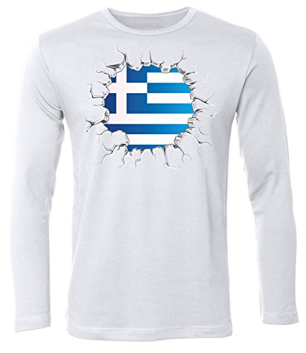 FUSSBALL – FANARTIKEL – Griechenland 5710 Herren Longsleeve (HL) Gr. S