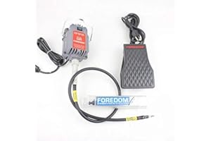 ELE ELEOPTION Eleoption Pro silnik frezujący do zawieszenia (S-R) z elastycznym wałkiem do obróbki i naprawy biżuterii, 220 V, 230 W, 4 mm