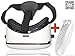 Produktbild VR-PRIMUS Z3 + Bluetooth Fernbedienung - Virtual Reality Brille - Für Android und iOS Smartphones wie iPhone, Samsung Galaxy, HTC, Sony, LG, Huawei, Motorola, ZTE, Pixel und weitere - Kompatibel mit Google Cardboard Apps - 3D Virtual Reality Headset VR Brille für Smartphone / Handy - Bobovr Bobo - Bluetooth Gamepad Controller Joystick