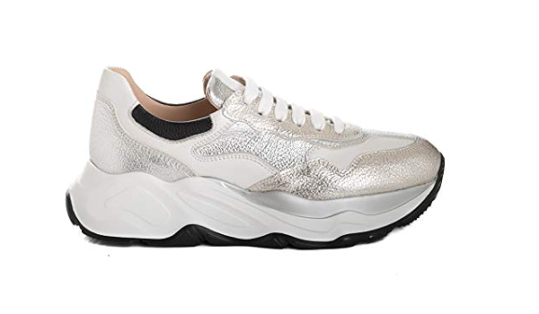 LAURA BELLARIVA Scarpe Sneaker Donna 3000 D Bianco-Silver : Amazon.it:  Scarpe e borse