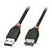 Produktbild Lindy 31853 - USB 2.0 Verlängerungskabel - Typ A Stecker auf Typ A Buchse - Schwarz - 0,2m