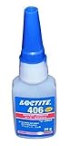 Loctite 406. LOCTITE 406 de SUPER GLUE - adhesivo instantáneo - 20G - Plástico y Caucho