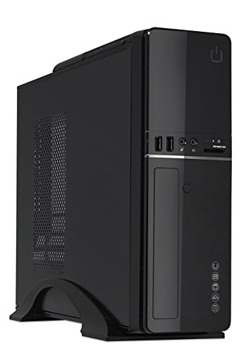 UNYKAch UK 2007 Torre Negro 300 W - Caja de Ordenador (Torre, PC, SECC,SGCC, Negro, Micro ATX, 7 cm)