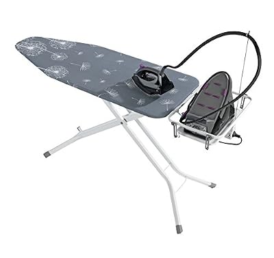 Wenko 65506100 Table à Repasser Professional, Blanc/Multicolore, 130 x 99 x 48 cm