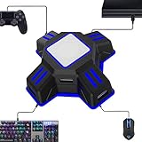 Adapter unterstützt Xbox One / PS4 / Switch / PS3 Konsolen, die Maus und Tastatur verwenden, um FPS-Spiele wie PUBG, Fornite auf Xbox One / PS4 / Switch / PS3 Konsolen zu spielen.