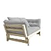 Produktbild KARUP 111101746 Beat Schlafsofa Natur mit Gris Matratze