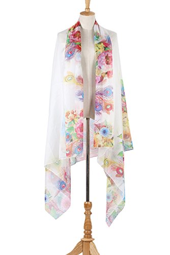 PB-SOAR XXL Damen Sarong Pareo Strandtuch Wickelrock Wickeltuch Schal Halstuch Multifunktion, weich und leicht - 4