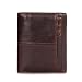 Produktbild Real Genuine Leather RFID Blocking Short Man Wallet Card Holder - Bifold ID Credit Card Billfold Wallet with 2 ID Window for Men - Slim Thin Minimalist Pocket