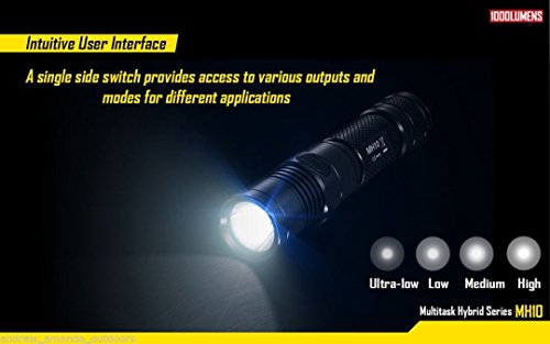 Nitecore Multitask Hybrid MH10 XM-L U2 bis 1000 Lumen aufladbar - 3