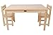 Price comparison product image TikkTokk TBS11N Natural Little Boss Rectangular Table and Chairs