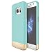 Produktbild Samsung Galaxy S7 case, Prodigee [Accent] Aqua / Gold for Galaxy S7 (2016) 5.1" Schutz dünn Hülle Stück dünner dünn Cell phone case 2-color design with soft touch interior