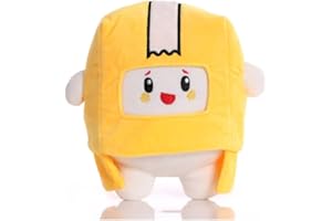 BENOLLS Foxy and Boxy Plush Toys，Cute Plush Toys Gift to Give Boys and Girls, Stuffed Animal Plushie Pillow Toys,Removable Cartoon Stuffed Doll Toy(Boxy Plush Toy)