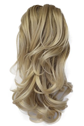 PRETTYSHOP Voluminöses Haarteil Hair Piece Pferdeschwanz Zopf Ponytail ca 35cm diverse Farben (blond mix H91_25T613) - 4