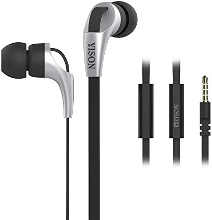 Earphones Headphones, High Definition, in-ear, Tangle Free, Noise Isolating , Heavy Deep Bass Stereo Earphone with In-Ear Noise Isolation Handsfree Earphones Headphone With Microphone for S Stereo Earphone with In-Ear Noise Isolation Handsfree Earphones Headphone With Microphone for Acer Liquid X1, Acer Liquid Jade, Acer Liquid E700, Acer Liquid E600, Acer Liquid Z200, Acer Liquid E3 Duo Plus, Acer Liquid E3 Liquid E3 E380, Acer Liquid Z4