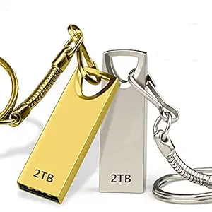 New USB 3.0 Flash Drives Metal Keychain USB Pen Drive Flash Memory USB Stick U Disk Storage 2000 GB (2TB)