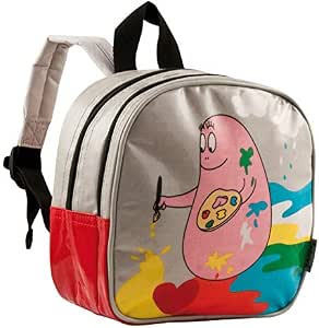 Barbapapa Barbapapa Zainetto per bambini, 21 cm, 4.59999999999999 liters,  Grigio (Grey) : Amazon.it: Valigeria