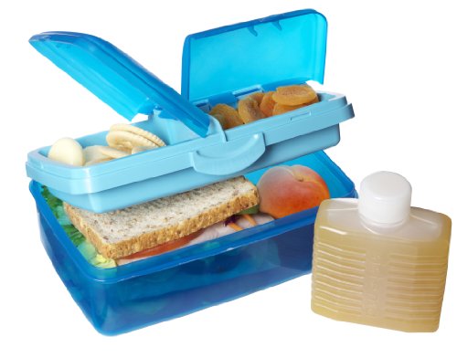 Sistema Slimline Quaddie Lunchbox, blau - 2