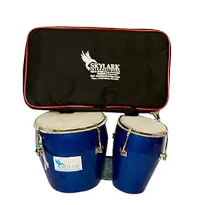 SKYLARK INTERNATIONAL Bongo Drum Blue Color With Gig Bag